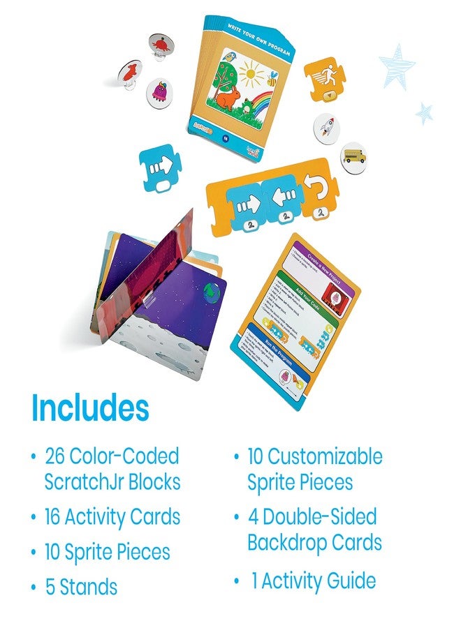 hand2mind ScratchJr Block-Based Coding Student Activity Set, Learn to Code, Computer Science and Programming for Kids, STEM Activities, STEM Classroom, Coding for Kids, Science Teacher Supplies - Image 2