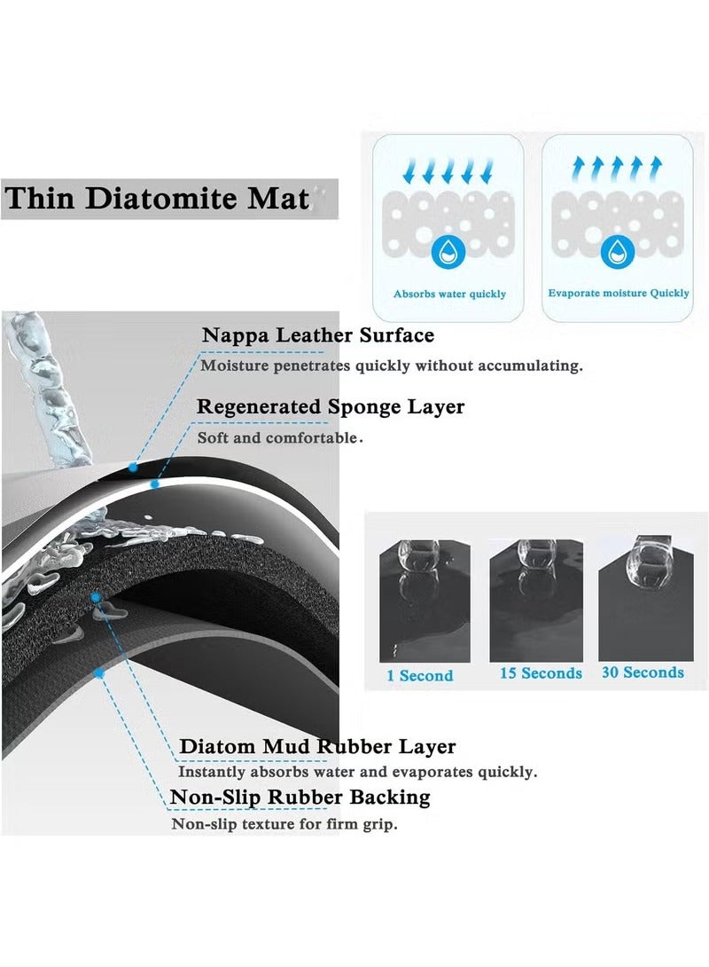 آنا حصيرة عزل وتجفيف مطبخ 30x40 سم، قابلة للتصريف ولا تحتاج إلى غسل - Image 5