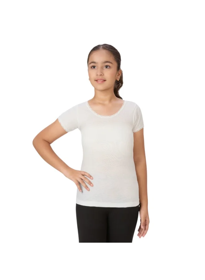 BYC GIRLS COTTON UNDERSHIRT - WHITE