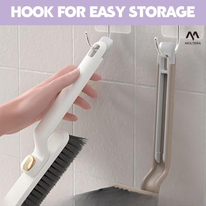 MOLTERA Cleaning Brush Multi-Function Rotating Crevice Cleaning Brush,Bristle Crevice Gap, 360 Degree Rotating No Dead Corners Bristle Crevice Tool for Bathroom & Kitchen & Tile Floors (Multicolor) - Image 4