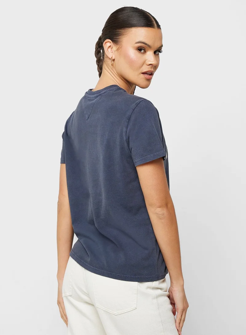 TOMMY JEANS Crew Neck Regular Varsity T-Shirt