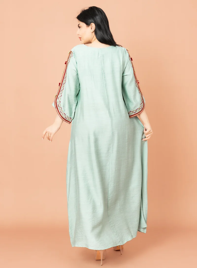 IKKXA Classic Embroidery Jalabiya