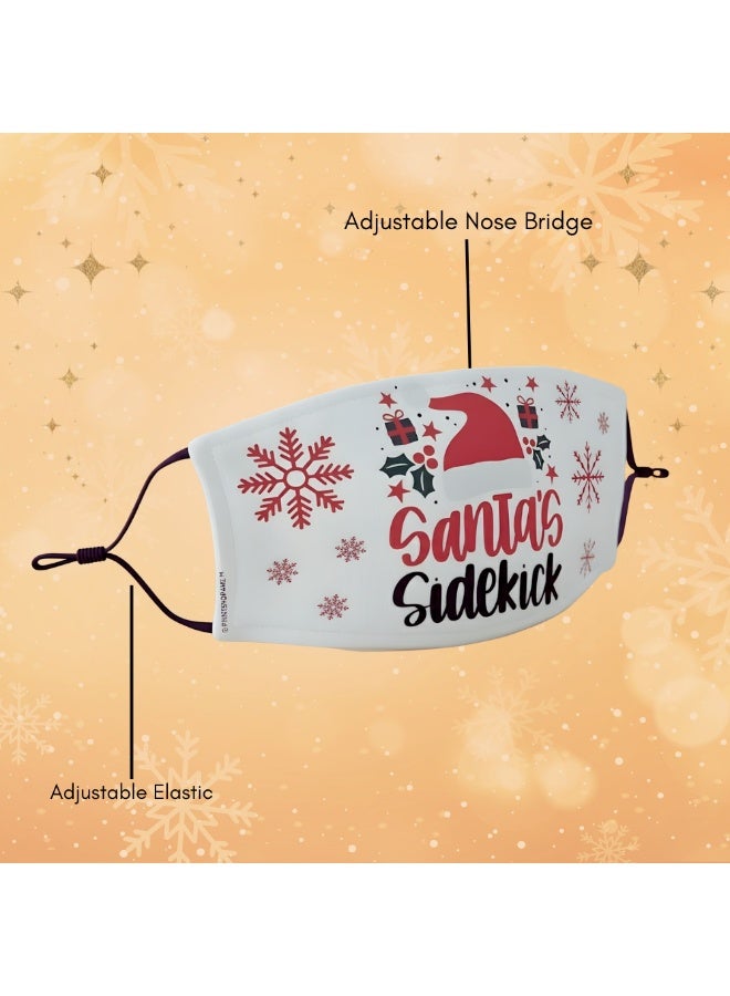 PRINTSHOP4ME Christmas Adult Face Protection Novelty Mask,Washable And Adjustable For Men Women And Youth - Image 2