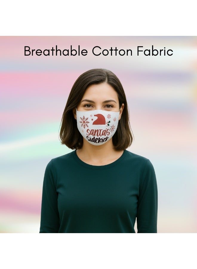 PRINTSHOP4ME Christmas Adult Face Protection Novelty Mask,Washable And Adjustable For Men Women And Youth - Image 3