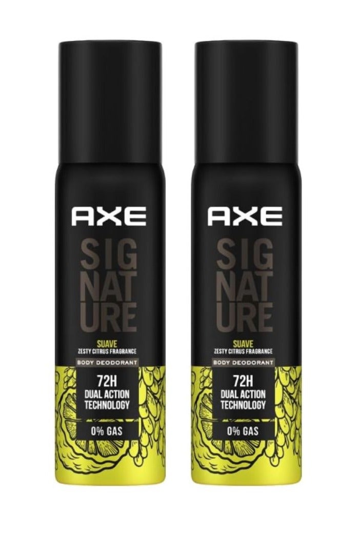 AXE Signature Suave Body Perfume 122ml 2PCS