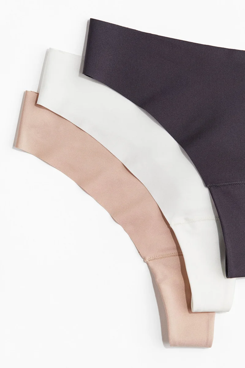 H&M 3-pack invisible Brazilian briefs