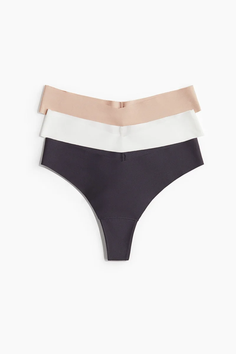 H&M 3-pack invisible Brazilian briefs