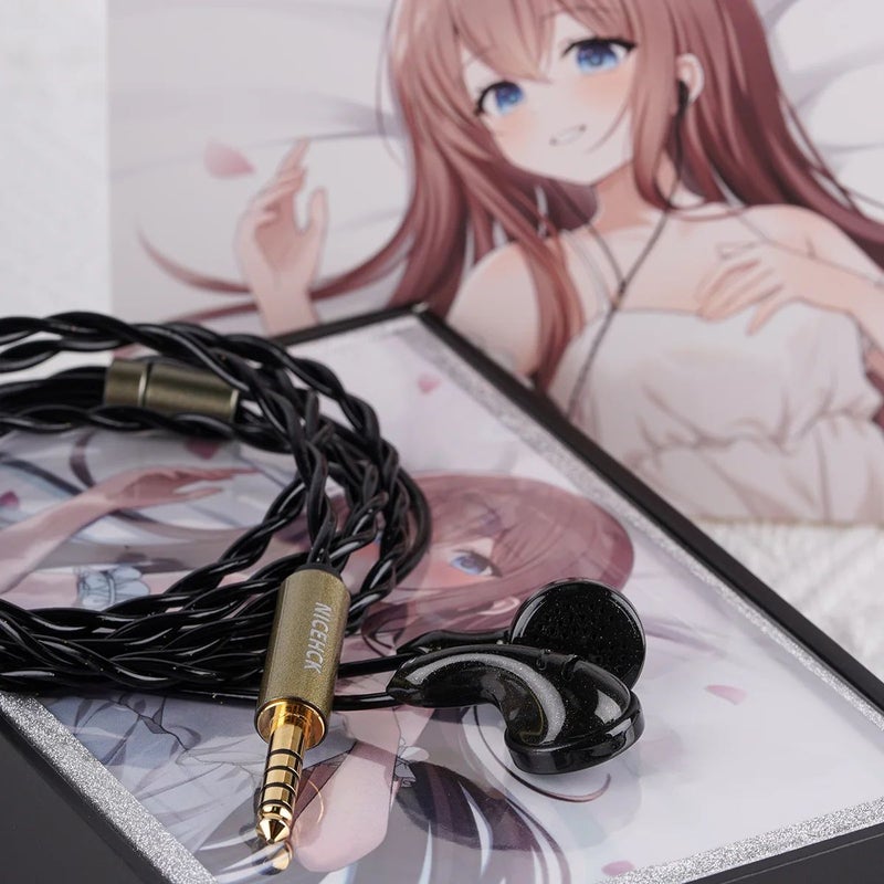 Nicehck B80 HiFi In-Ear Earphones, 14.8mm TopologyBio PU Diaphragm, Dynamic HD Driver, Wired 4.4mm Balanced Earphones - Image 3