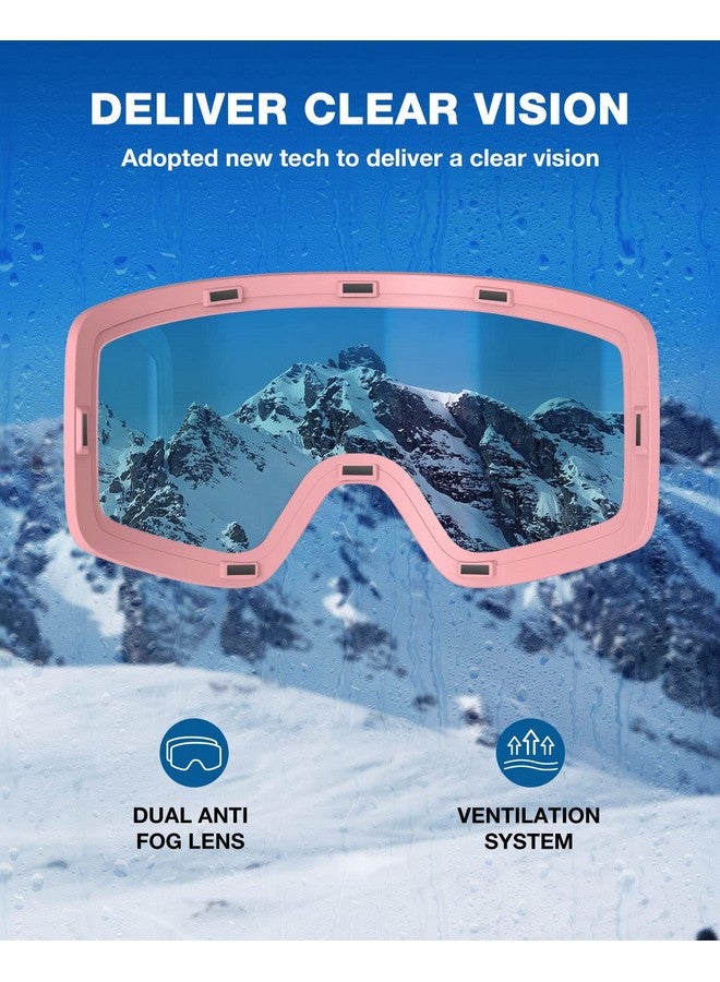 ZIONOR Ski Goggles X12 100% Otg Snow Goggles Detachable Lens For Men Women Adult - Image 5