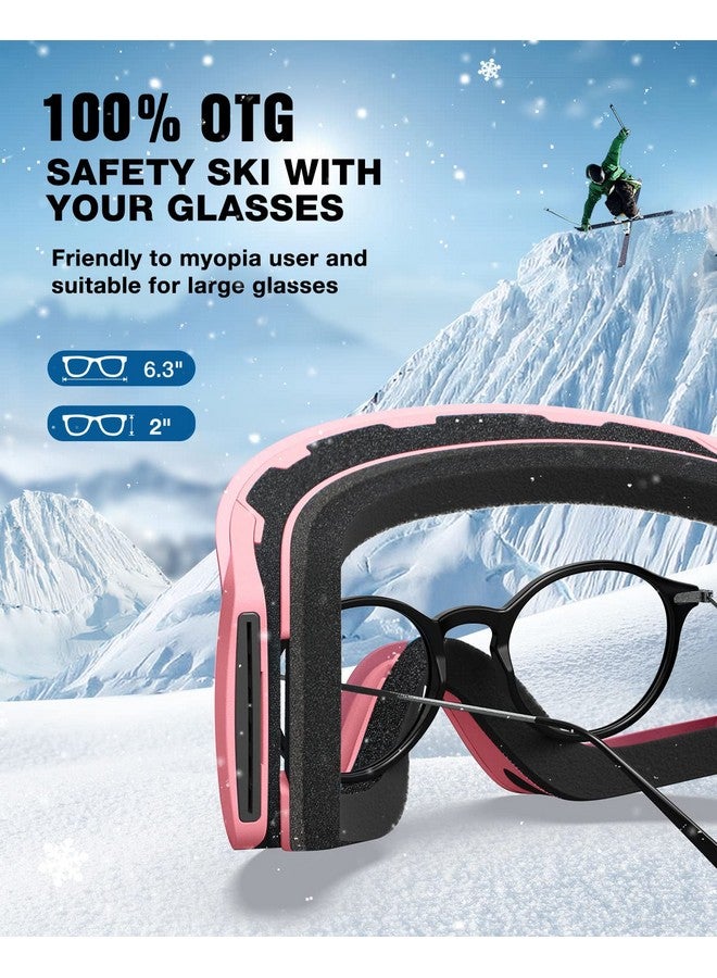 ZIONOR Ski Goggles X12 100% Otg Snow Goggles Detachable Lens For Men Women Adult - Image 2