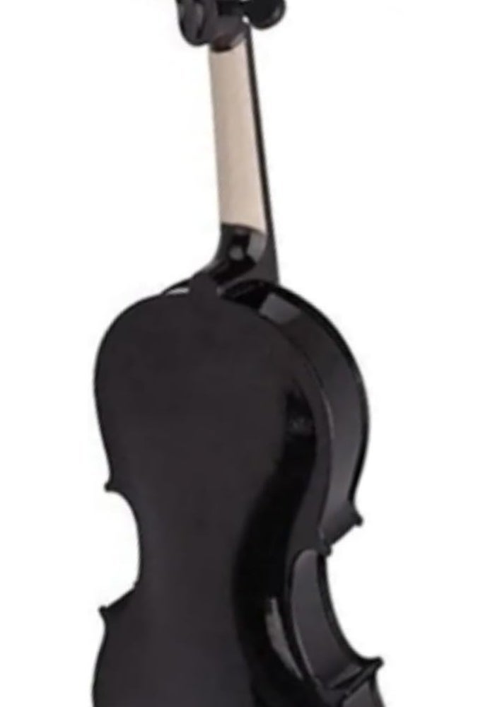 Megarya 4/4 Black Glossy Violin Made By Indian Solid Wood Perfect Choice for Violin Beginners Complete Set With Case, Bow and Rosin - Image 3