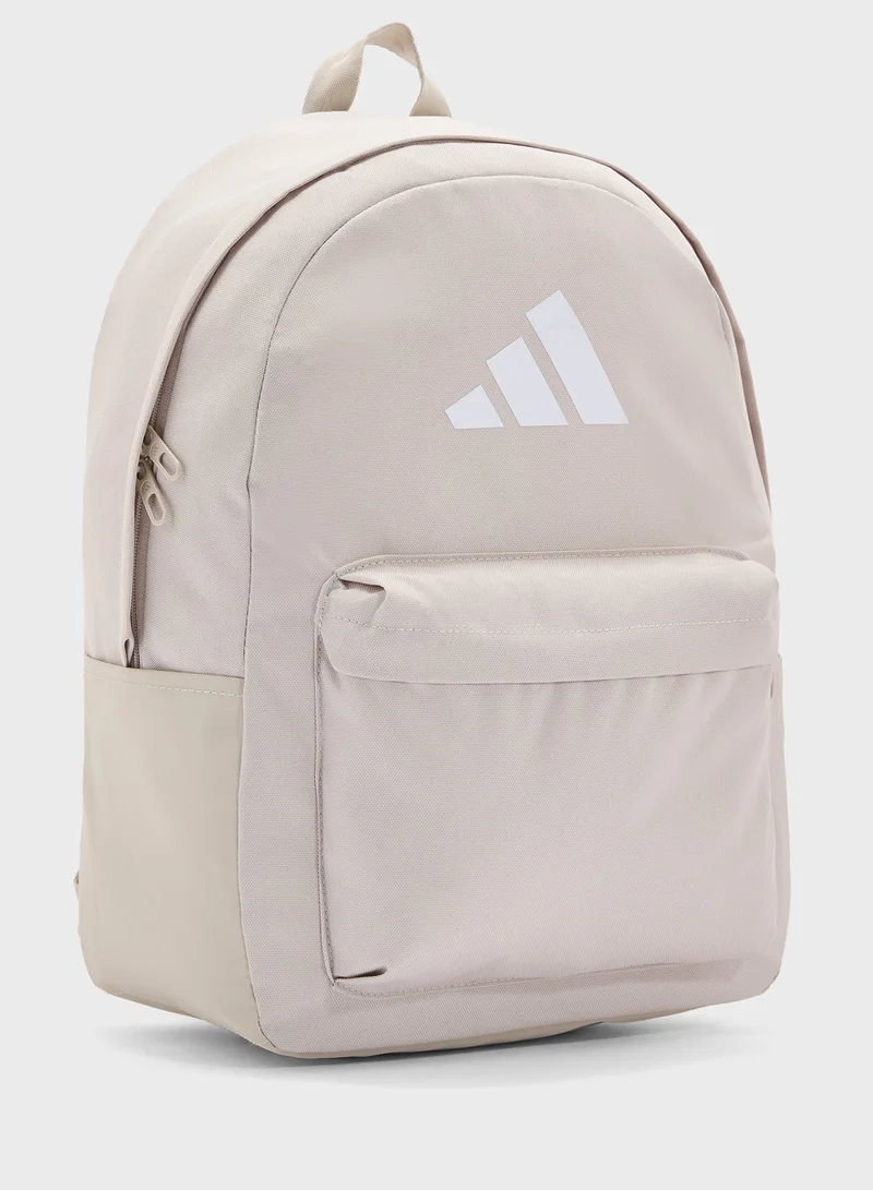 Adidas WONALU/WHITE 3-Stripes Classic Logo Backpack  | Best Price UAE