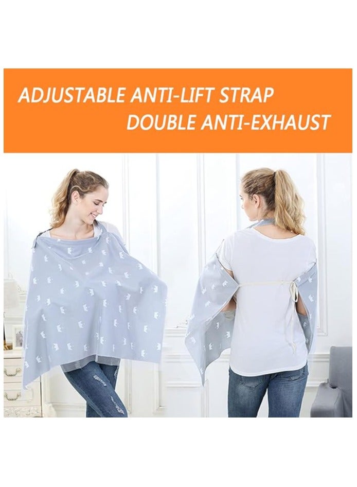 Moro Moro Breastfeeding Cover with Adjustable Strap – Full Coverage & Breathable Fabric - Image 3