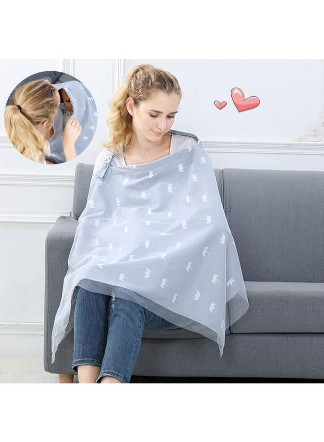 Moro Moro Breastfeeding Cover with Adjustable Strap – Full Coverage & Breathable Fabric - Image 1