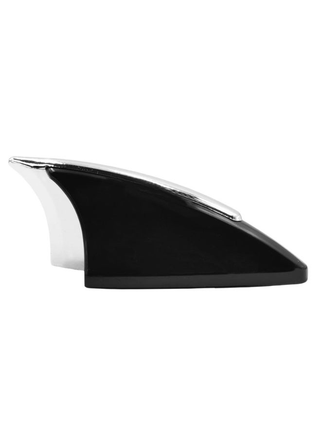 MOB Shark Fin Car Roof Antenna HD-5413 – Universal Decorative AM/FM Signal Receiver, Chrome & Black Finish, Aerodynamic Design, Static Reduction, Easy 3M Adhesive Installation for Cars, SUVs & Sedans - Image 4