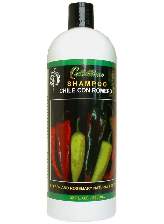 Cabellina - Abellina Chile Con Romero Shampoo Cleans And Refresh 32 Fl Oz Bottle - Image 1