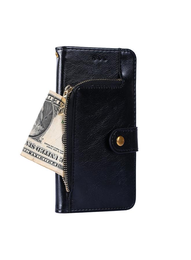 Zaboon Case For Google Pixel 4a Zipper Bag Horizontal Flip Leather Phone Case with Holder & Card Slots & Lanyard - Image 2