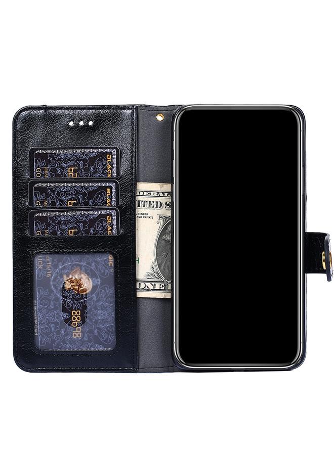 Zaboon Case For Google Pixel 4a Zipper Bag Horizontal Flip Leather Phone Case with Holder & Card Slots & Lanyard - Image 4