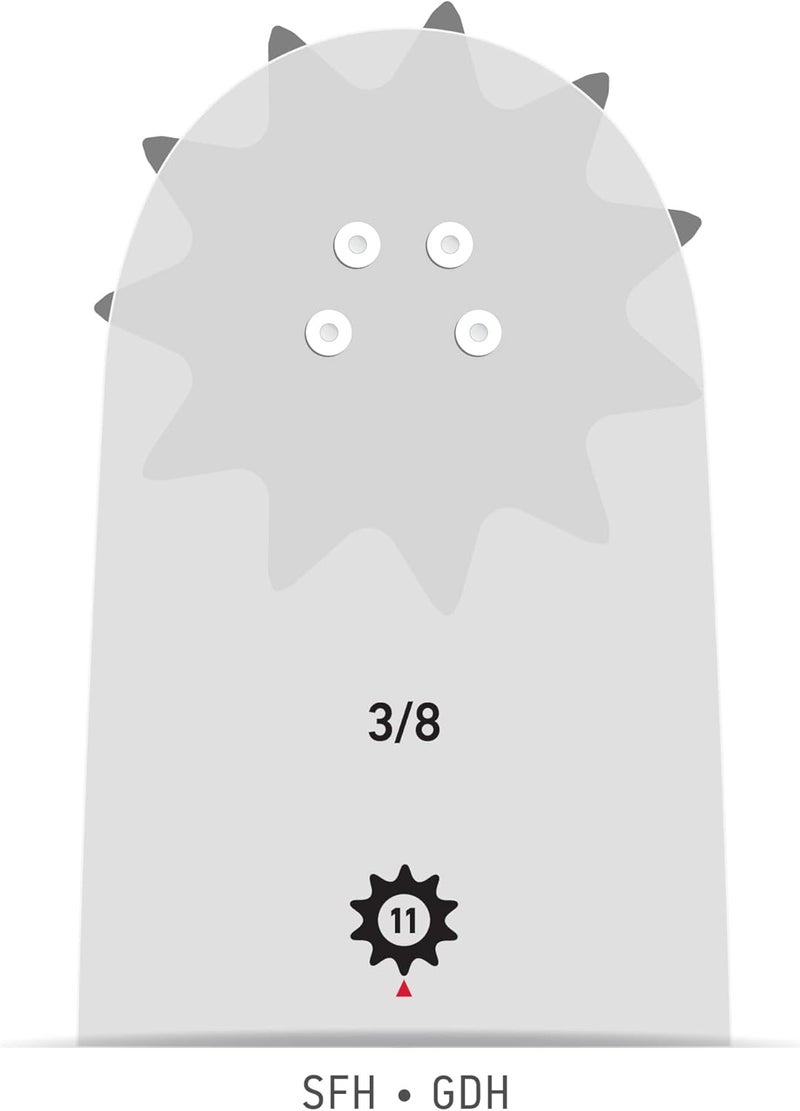 Oregon Chainsaw Guide Bar & Chain Combo, AdvanceCut Replacement for Saw Chains, Bar Length 20" (50cm) with Low Kickback Chain Set, 3/8" Pitch, 0.050" Gauge, 72 Drive Links (584818) - Image 4