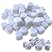 IFAMIO 16MM Blank White Dice Set Acrylic Rounded D6 Dice Cubes for Game Party Fun DIY Sticker and Math Teaching Pack of 50 - Image 3