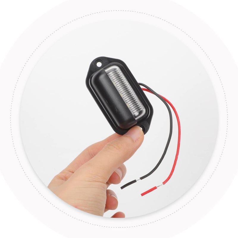 ضوء لوحة ترخيص LED مقاوم للماء 12-24 فولت للشاحنات والمقطورات والعربات السكنية، سهل التركيب - Image 5