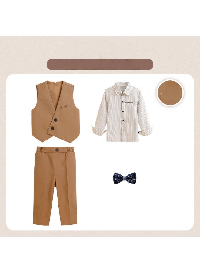 Shougu New Handsome Children's Dress And Boys' Suit Set - Image 1