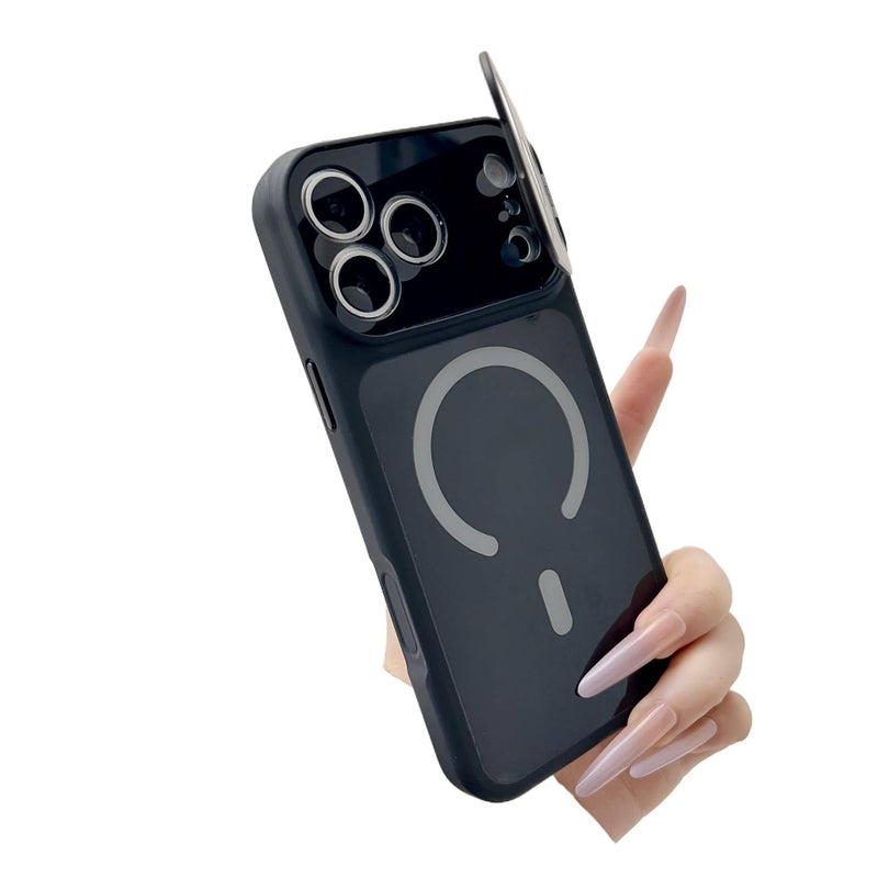 غطاء MagSafe | أسود | Acrylic | حماية من السقوط | مقاوم للصدمات لـ iPhone 16 / 16 Plus / 16 Pro / 16 Pro Max - Image 1