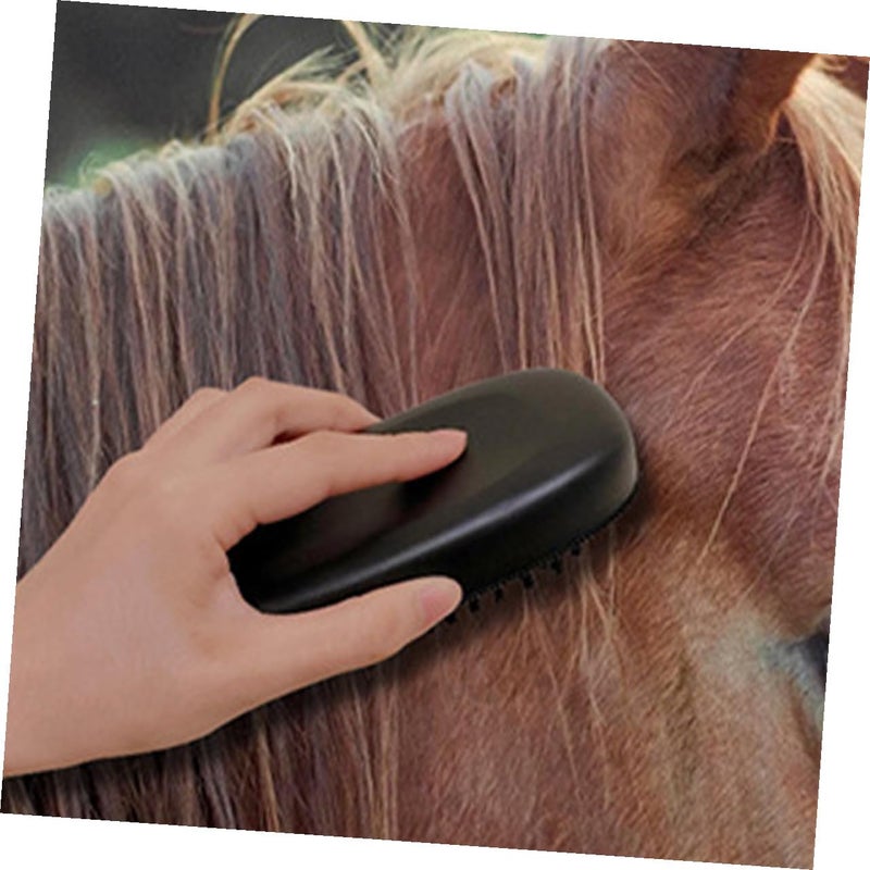 Cattle Horse Grooming Brush with Handle Pp Bristles for Cleaning Massage Livestock - Image 5