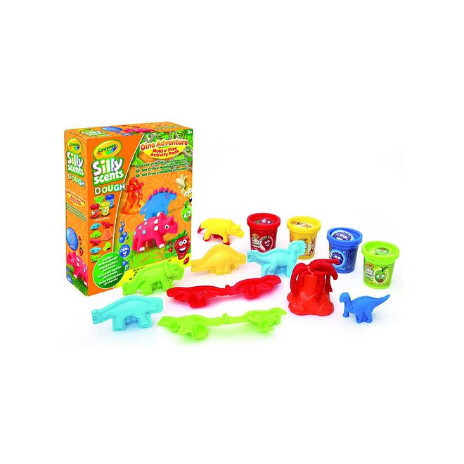 Crayola Silly Scents Dinosaurs Dough Medium Set - Image 1