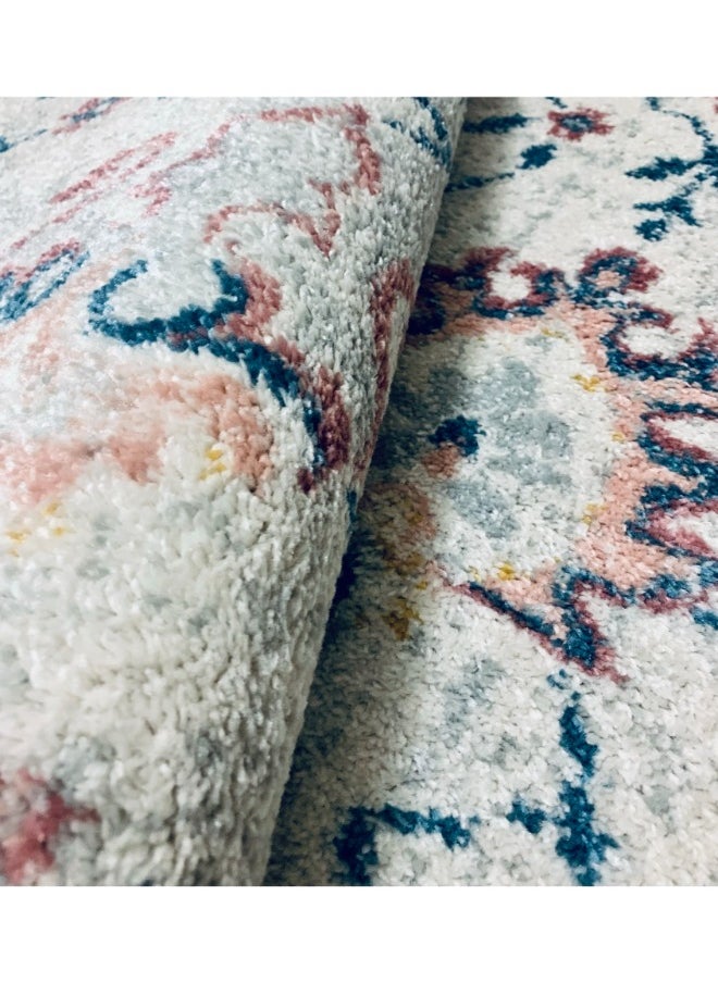 HANDPICKED FURNITURE Handpicked Furniture Vintage Multi-Coloured Rug, Ultra Soft Area Carpets For Bed Room, Living Room, And Dining Room, Antislip Floor Carpets, Easy To Clean, Made In Turkey, Rectangle  - Image 5