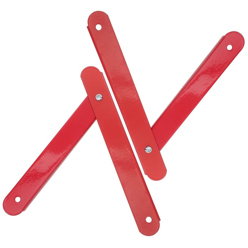 Heavy Duty Attic Ladder Hinge Replacement Kit 2 Piece Sturdy Aluminum Hinge Set - Image 2