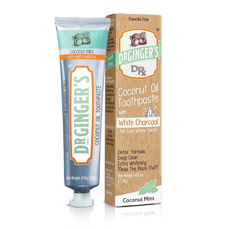 Doctor Ginger's Dr. Ginger's Coconut Oil Charcoal Toothpaste - Image 2