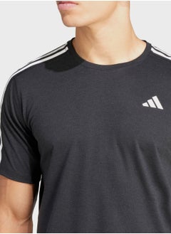 Adidas 3 Stripes Own The Run T-Shirt  - Image 3
