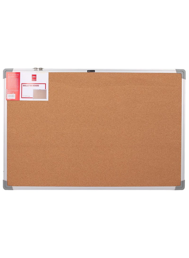 Deli Bulletin Board (600 × 900 mm), Aluminum Frame, Hard Fiber Board, Suitable for Home, Office, and Classroom Use - Image 1