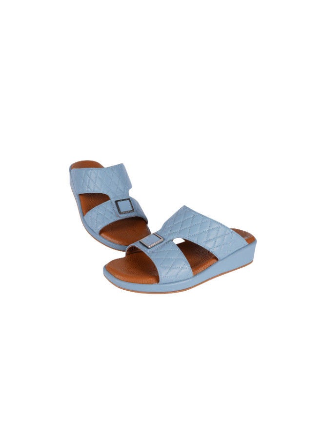 barjeel uno Barjeel Uno Boys Arabic Slippers 008-3340 BMSA-120-Blue  - Image 2