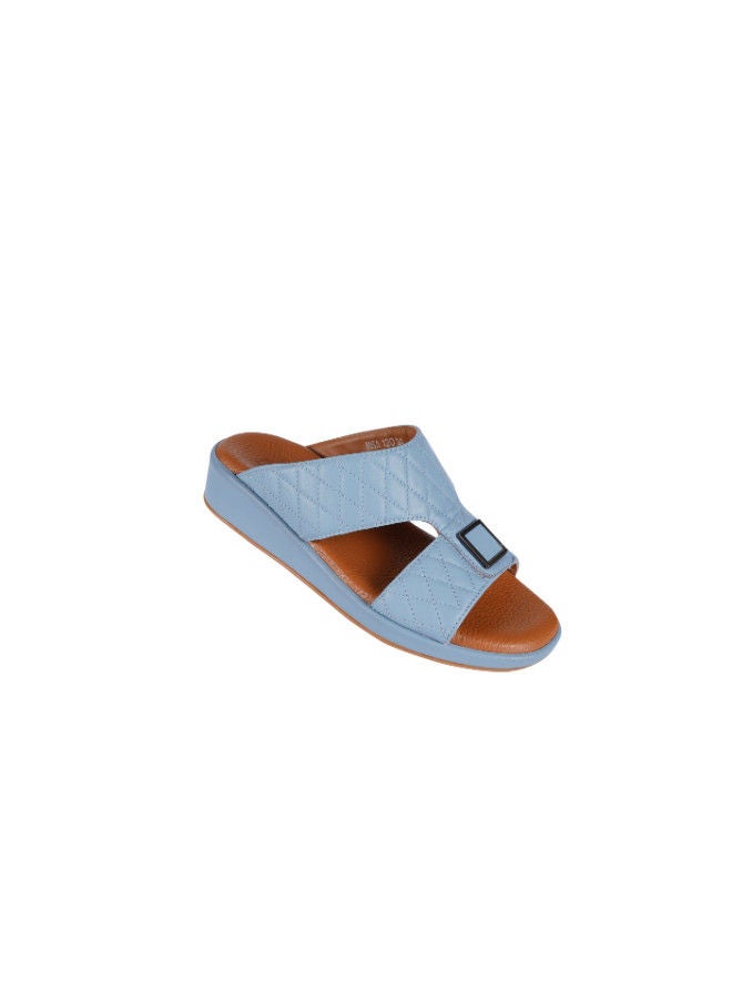 barjeel uno Barjeel Uno Boys Arabic Slippers 008-3340 BMSA-120-Blue  - Image 1