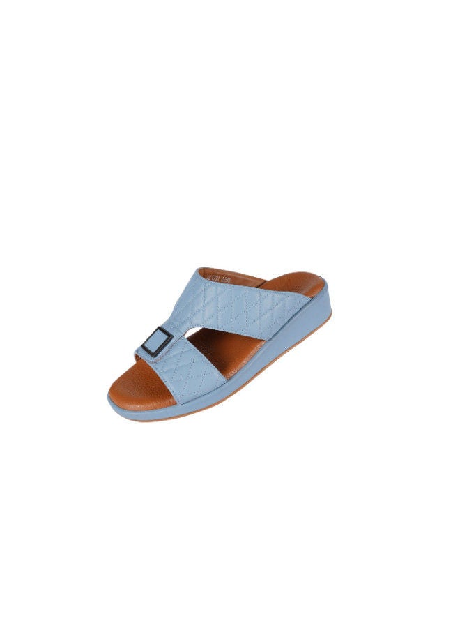 barjeel uno Barjeel Uno Boys Arabic Slippers 008-3340 BMSA-120-Blue  - Image 3