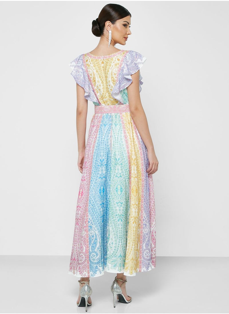 Khizana Printed A-Line Dress  - Image 2