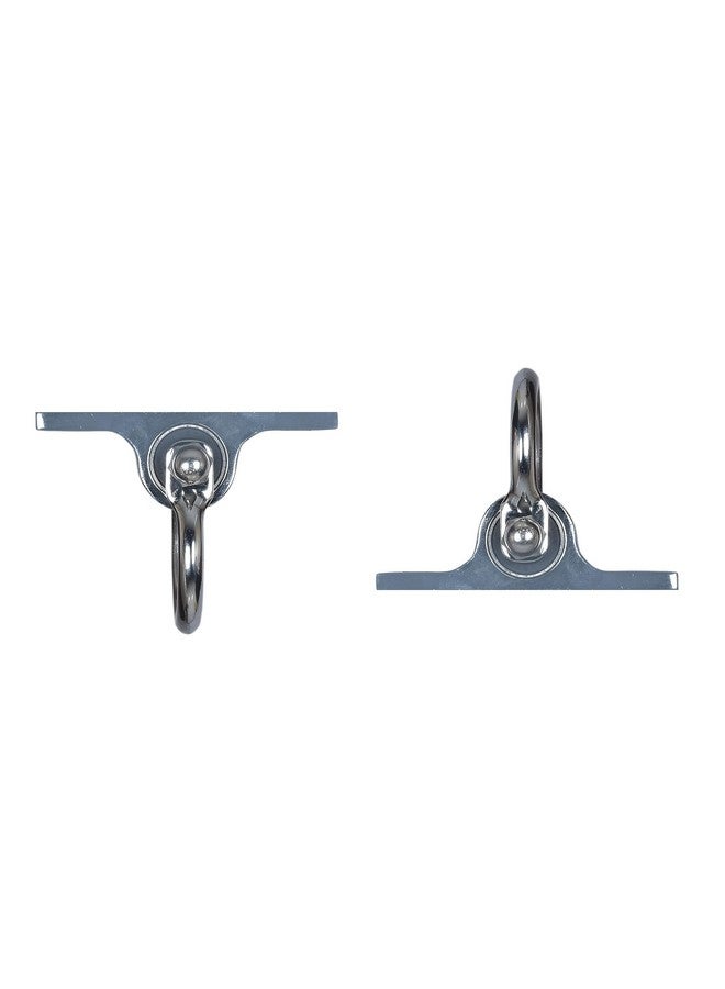 TRENDY CREATION HUB TRENDY CREATION HUB Stainless Steel Pad Eye Hanging Hooks and Heavy Duty Hooks for Hanging Swing Hammok with 4 Anchor Bolt [Pack 0f 2]  - Image 5