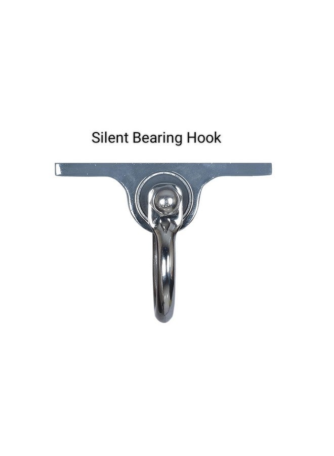TRENDY CREATION HUB TRENDY CREATION HUB Stainless Steel Pad Eye Hanging Hooks and Heavy Duty Hooks for Hanging Swing Hammok with 4 Anchor Bolt [Pack 0f 2]  - Image 2