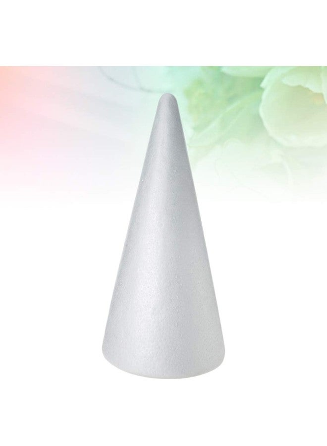 klarako 10pcs Foam Styrofoam Cones Christmas Tree Table Centerpiece Flower Arrangement Props Xmas Holiday Party Craft Art Accessories - Image 4