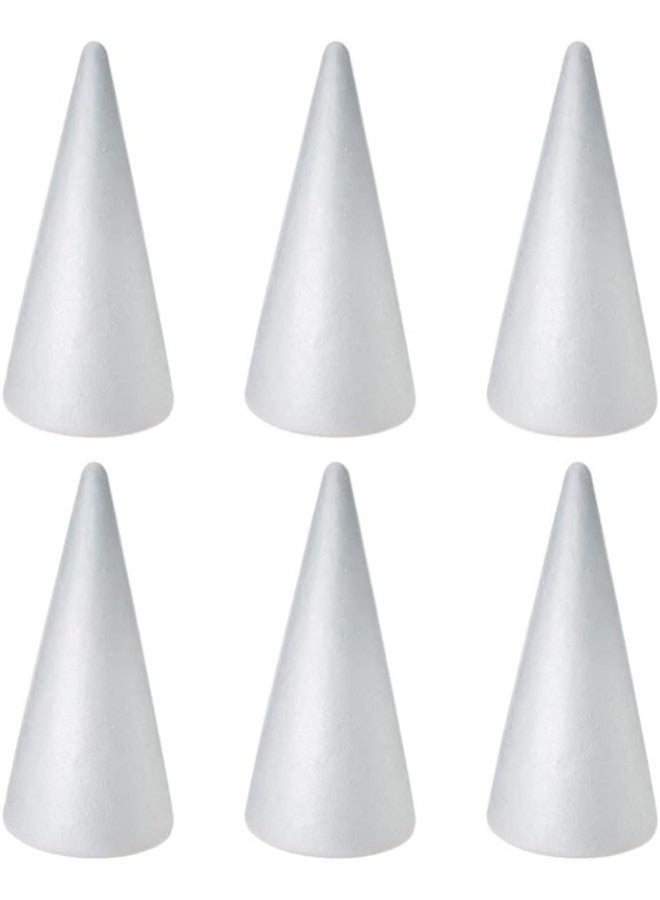 klarako 10pcs Foam Styrofoam Cones Christmas Tree Table Centerpiece Flower Arrangement Props Xmas Holiday Party Craft Art Accessories - Image 2