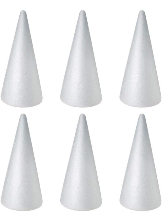 klarako 10pcs Foam Styrofoam Cones Christmas Tree Table Centerpiece Flower Arrangement Props Xmas Holiday Party Craft Art Accessories - Image 1