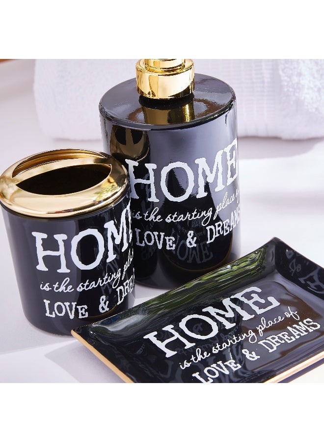 Home Box 3-Piece Glass Bath Accessory Set - Image 5