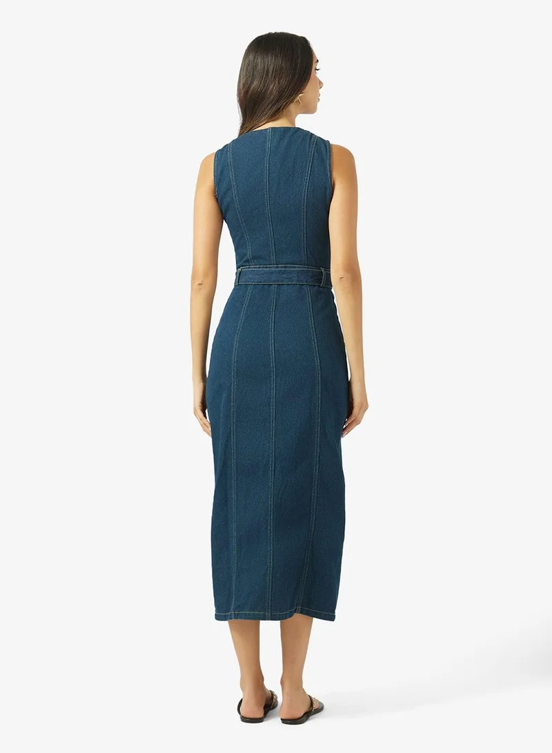 Ginger Denim Button Down Dress