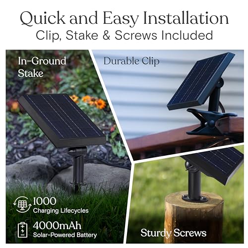 Brightech Ambience Pro Super Bright Solar - 48Ft Remote Control Outdoor String Lights with 15 Shatterproof S14 Bulbs, Commercial Grade LED, Waterproof Patio Lights, 4W Soft White for Patios, Gardens - Image 4