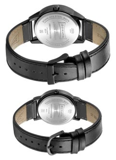 Sonata Unisex Analog Round Shape Leather Wrist Watch 713387029NL01 - 47 Mm  - Image 4