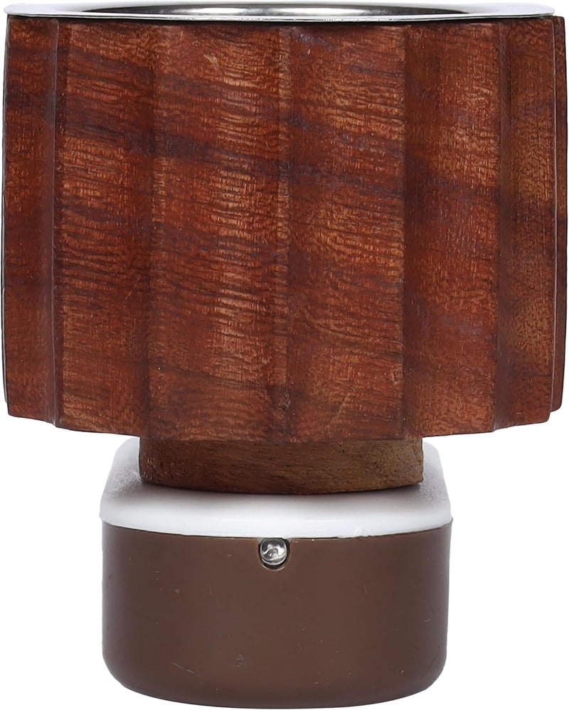 Eabir Wood Camphor Burner for Home|Kapoor Dani for Puja I Camphor Burner|Camphor Diffuser for Home Fragrance, Brown - Image 3