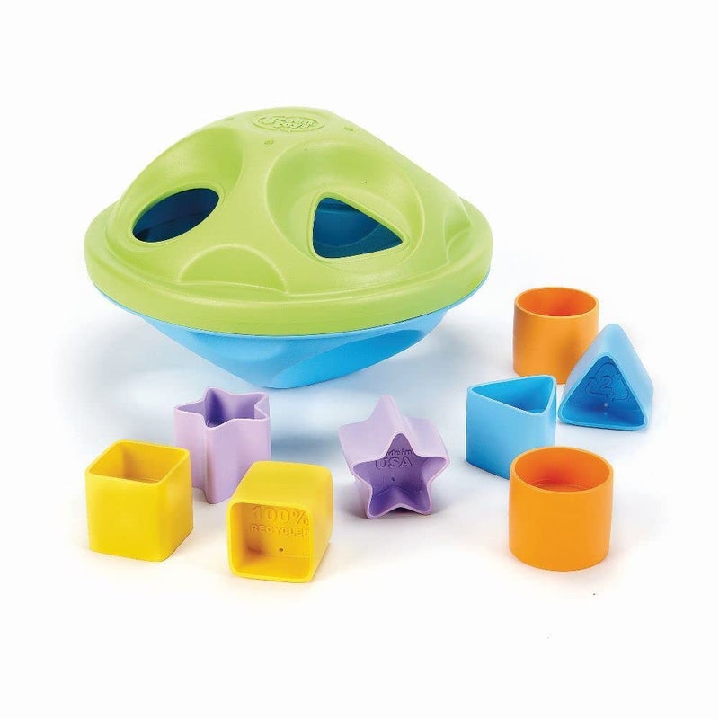 Green Toys Shape Sorter for 6 months +, Green/Blue - Image 1