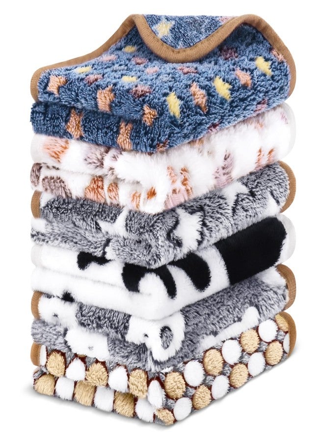 Eilyliafe 6 Pcs Guinea Pig Blankets Bedding Small Animal Cage Liners Sleep Mat Absorbent Reusable Pet Pee Bedding Pad Cover for Hamster Ferret Chinchilla Rabbit Hedgehog (14 x 28 Inch) - Image 1